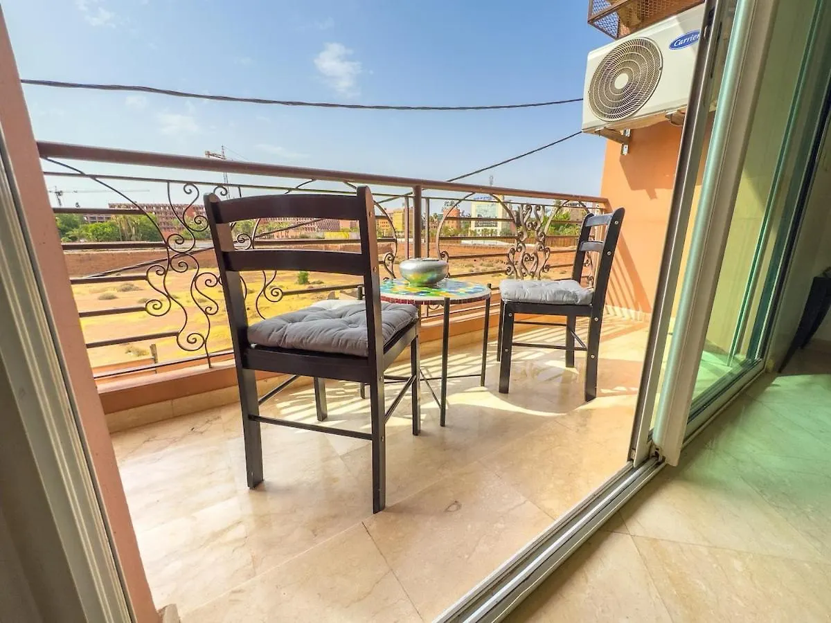 Elegant 2-Br, Pool And Parking Hivernage Centre Marrakesz Maroko