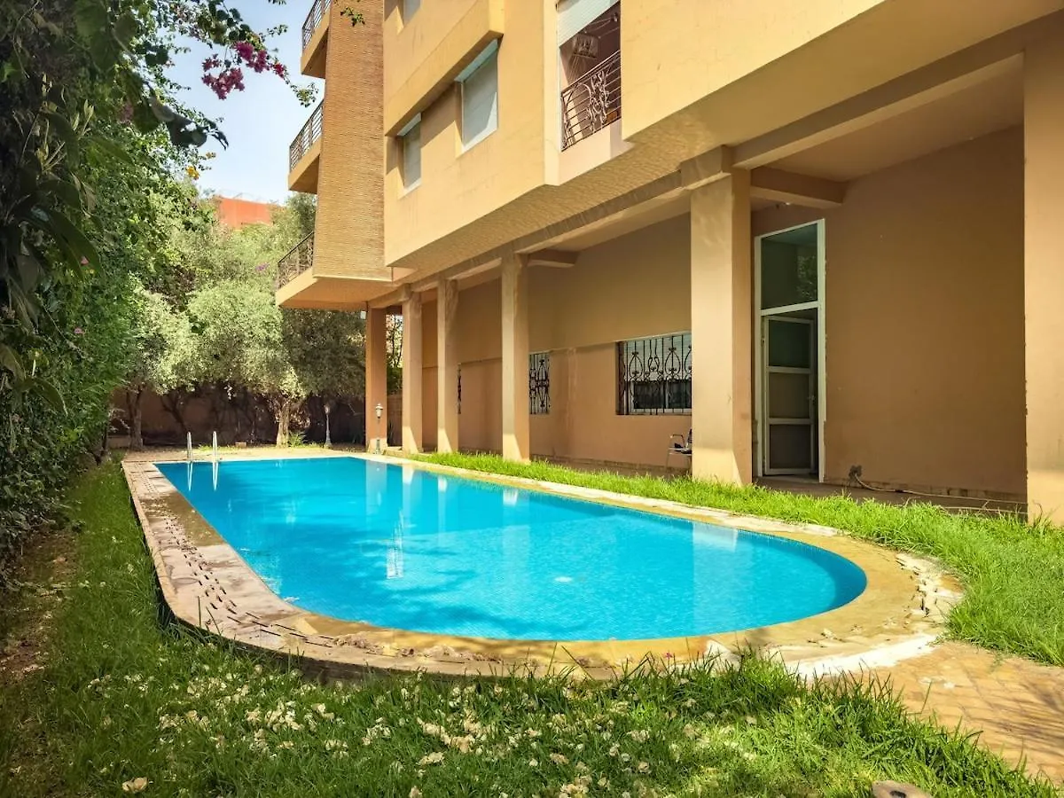 Elegant 2-Br, Pool And Parking Hivernage Centre Marrakesh